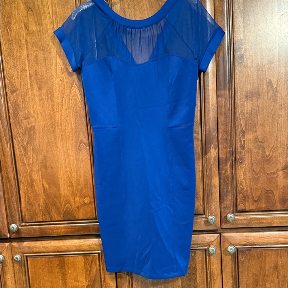 Enfocus Studio Elegant Royal Blue Sheath Dress